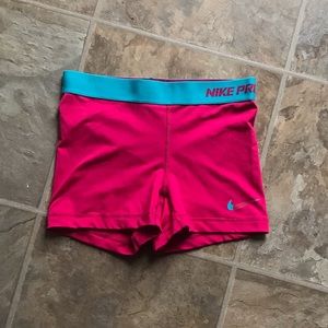 Pink nike pros
